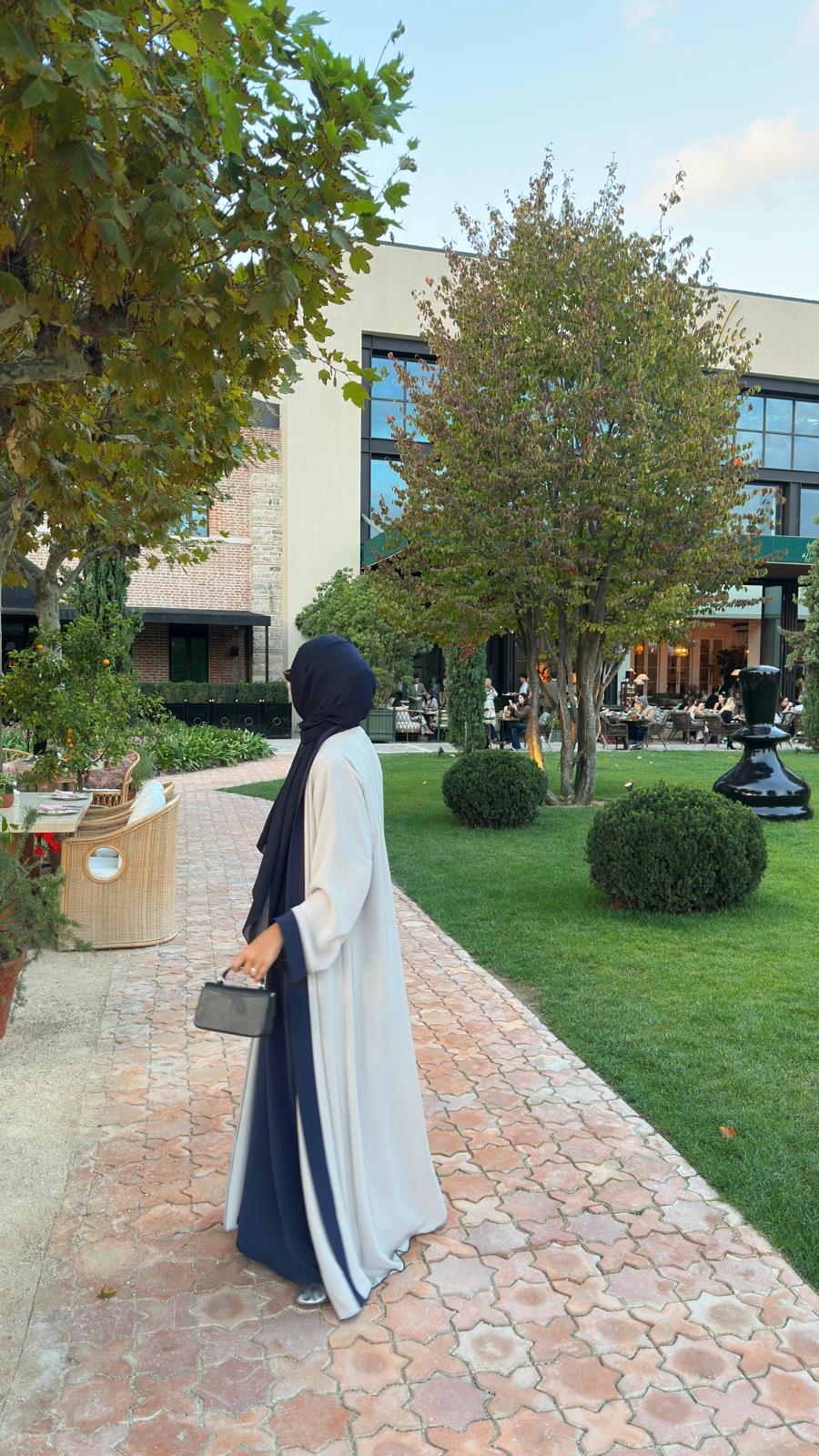 Layal  Lacivert 3 lü ipek takım